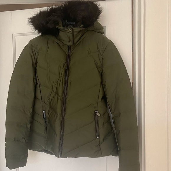 Zara Hooded Quilted Puffer Jacket - Picture 4 of 6